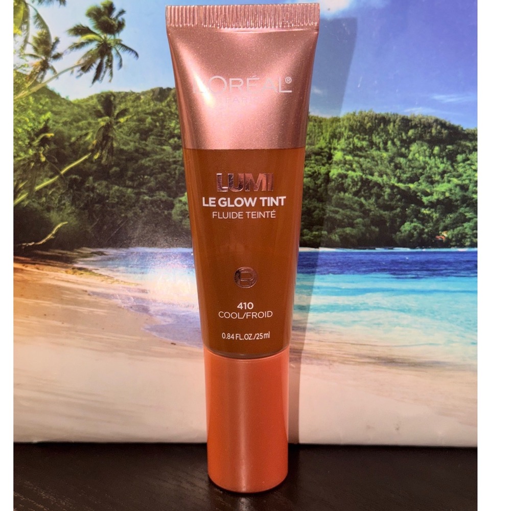 L'Oreal Paris Lumi Le Glow Tint 410 Cool Liquid Foundation Hydrating Serum